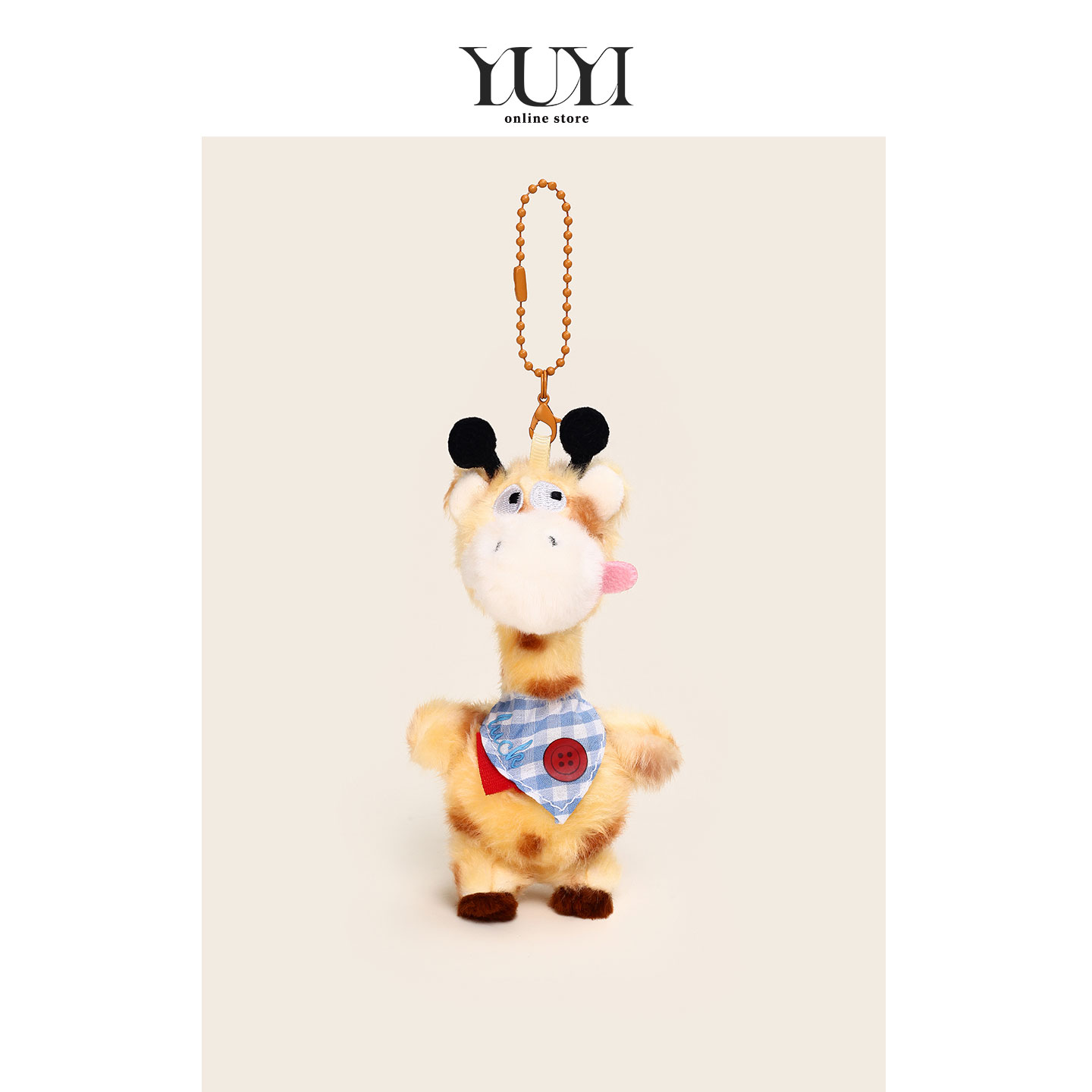 YUYI稀奇高颜值可爱长颈鹿包挂件
