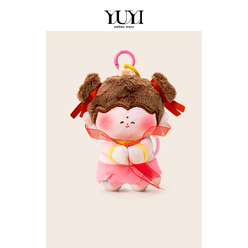 YUYI原创善财童子莲花小佛包挂件