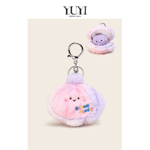 YUYI原创海洋动物贝壳章鱼包挂件