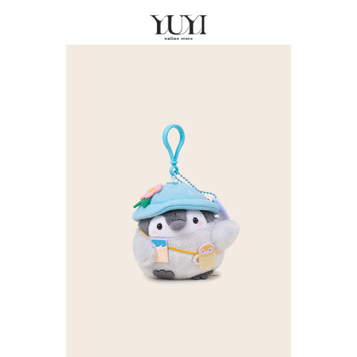 YUYI旅行企鹅钥匙扣公仔书包挂件