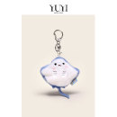 YUYI原创可爱海洋魔鬼鱼虎鲸毛绒公仔bb叫玩偶书包包挂件钥匙扣女