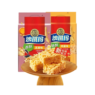 徐福记沙琪玛鸡蛋芝麻味传统糕点