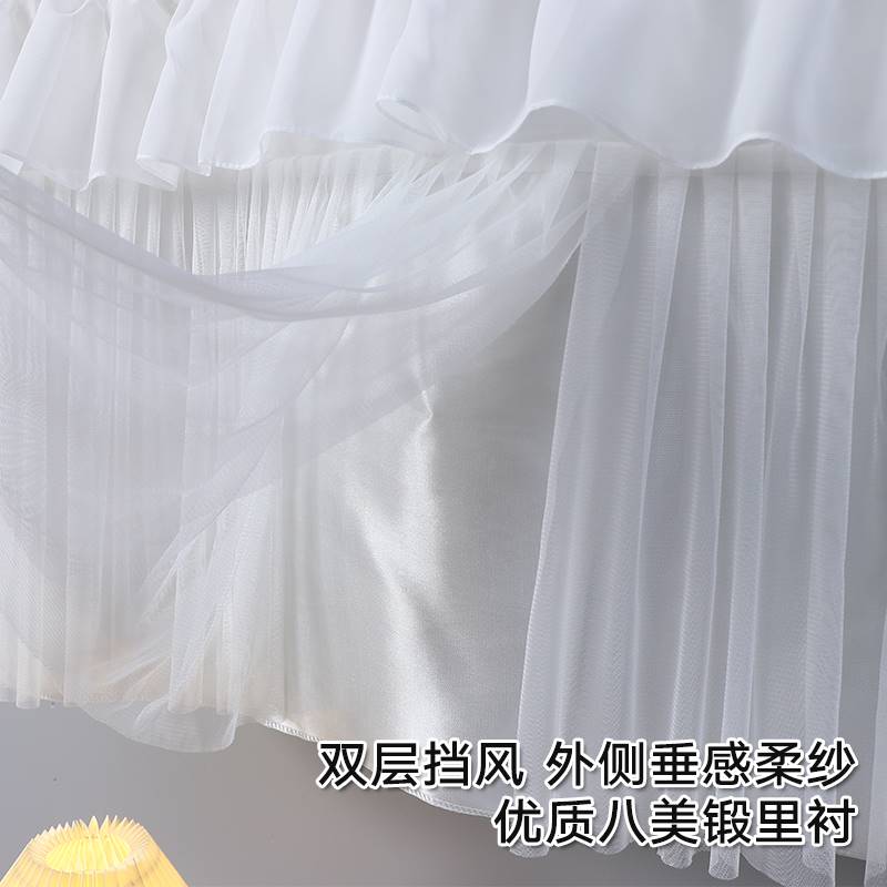 空调防直吹挡风帘布卧室挂机套罩盖布罩衣空调内机防尘罩开机不取