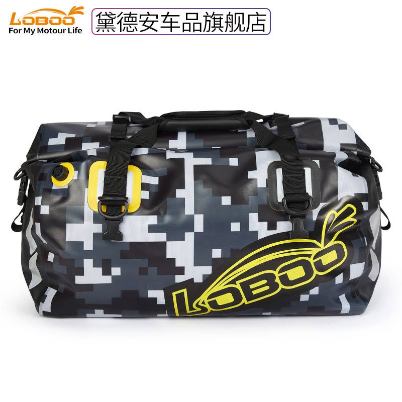 LOBOO萝卜摩托车防水后座包尾包机车骑行摩旅装备驮包挂包骑士包