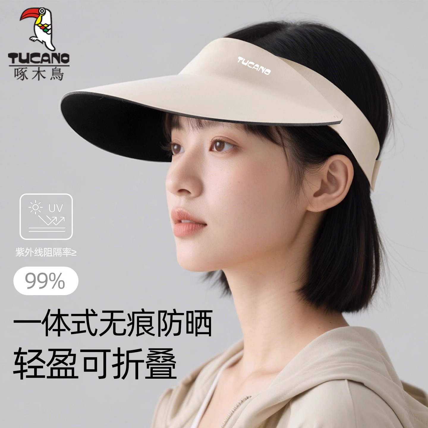 【好物上新】夏季可折叠防晒帽女