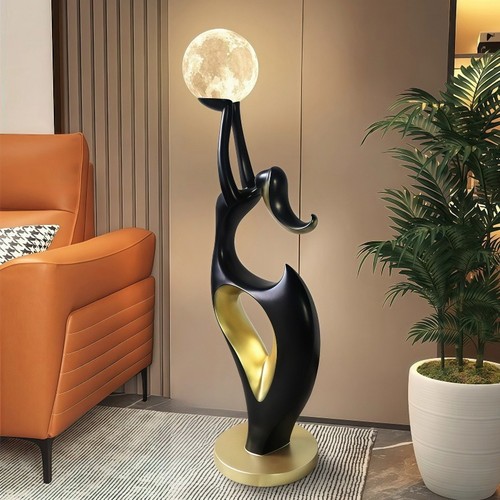 大型落地艺术人物摆件客厅电视柜沙发旁装饰