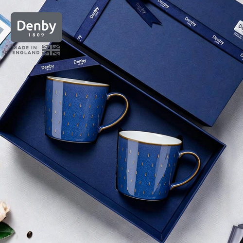 Denby陶瓷手绘新款男士马克杯