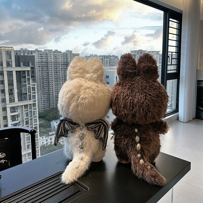 泡泡58cm大首领 I FOUND YOU大天使搪胶毛绒公仔手办潮玩礼物