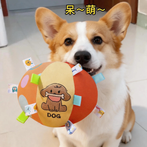 狗狗玩具球小狗磨牙啃咬发声磨牙球小型犬专用训练球自嗨解闷用品
