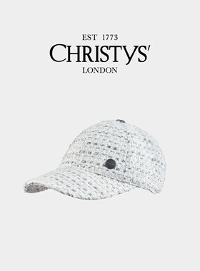 【新品上市】Christys'百年皇室品牌 粗花呢Baseball Cap棒球帽