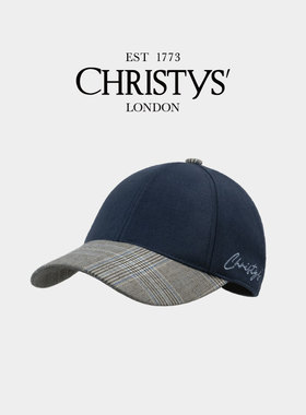【官方正品】Christys'百年皇室品牌 时尚Baseball Cap棒球帽
