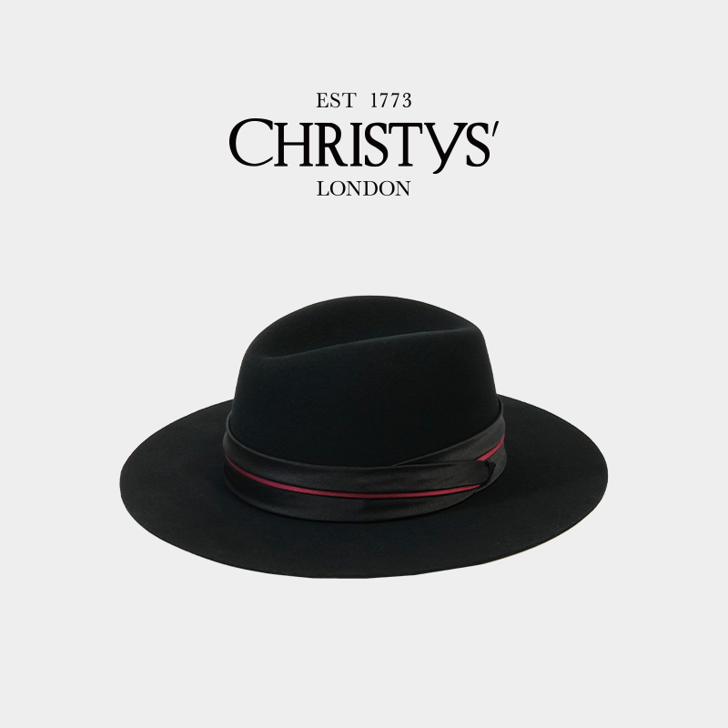 Christys百年皇室品牌Fedora帽