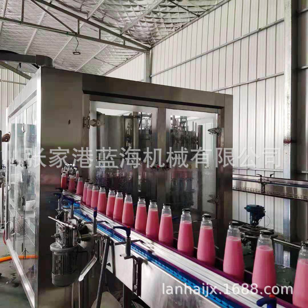 自动灌机 全酿玻装璃瓶奶啤灌装机 精LHRCGF啤酒灌装设备