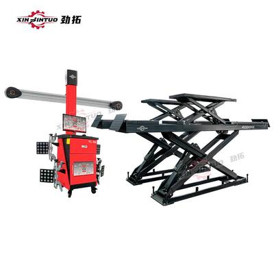 厂家地OLA大藏剪举升机车维修子母升剪式降机四轮汽定位仪