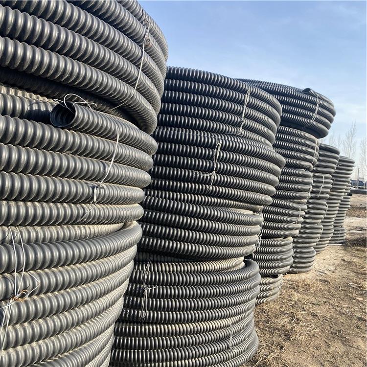 现货D穿PE碳H素742波纹管Φ100直埋电力电缆线波管纹 单壁波纹管