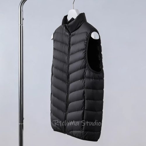 R1chma男士90白鸭绒马甲