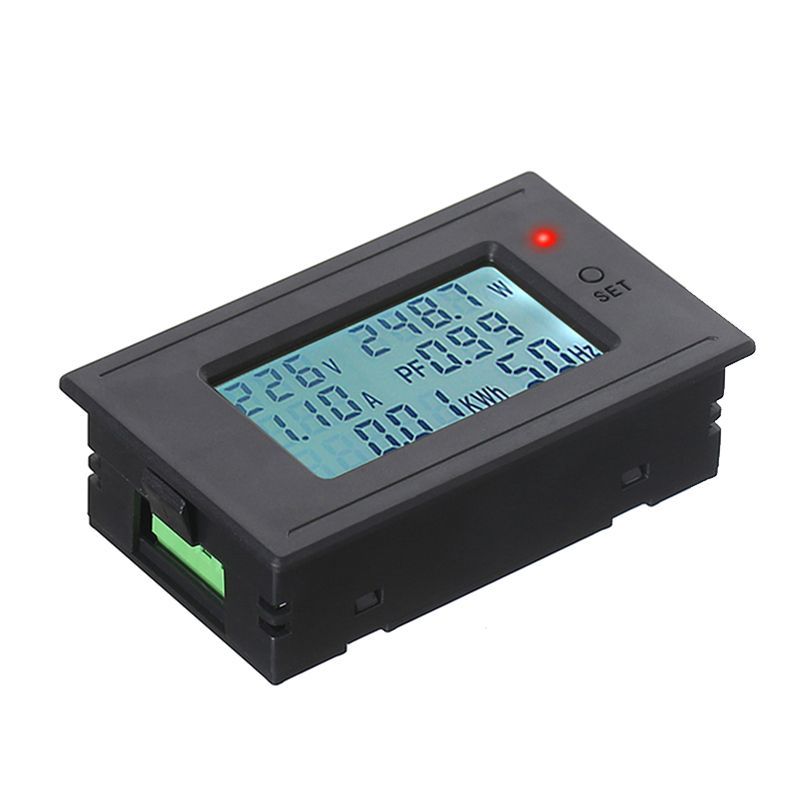 交流220V数显多功能电压电流功率电量电度表5A10A20A100A带互感器