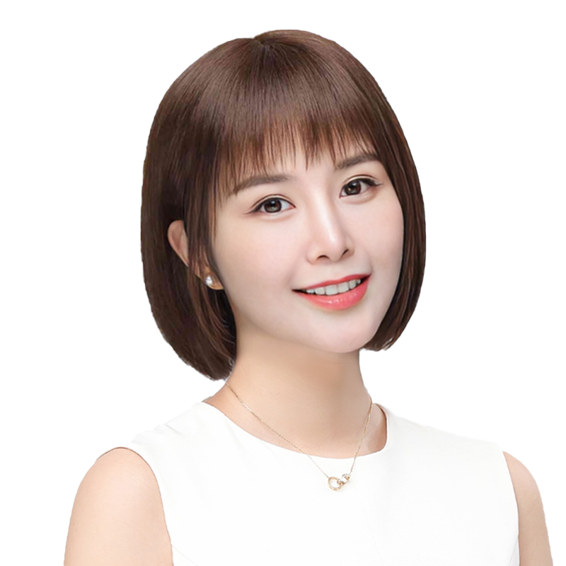 舒优美真人发丝瑞丽时尚假发套女