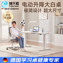 德国电动升降儿童智能学习桌椅实木书桌写字套装 可定制