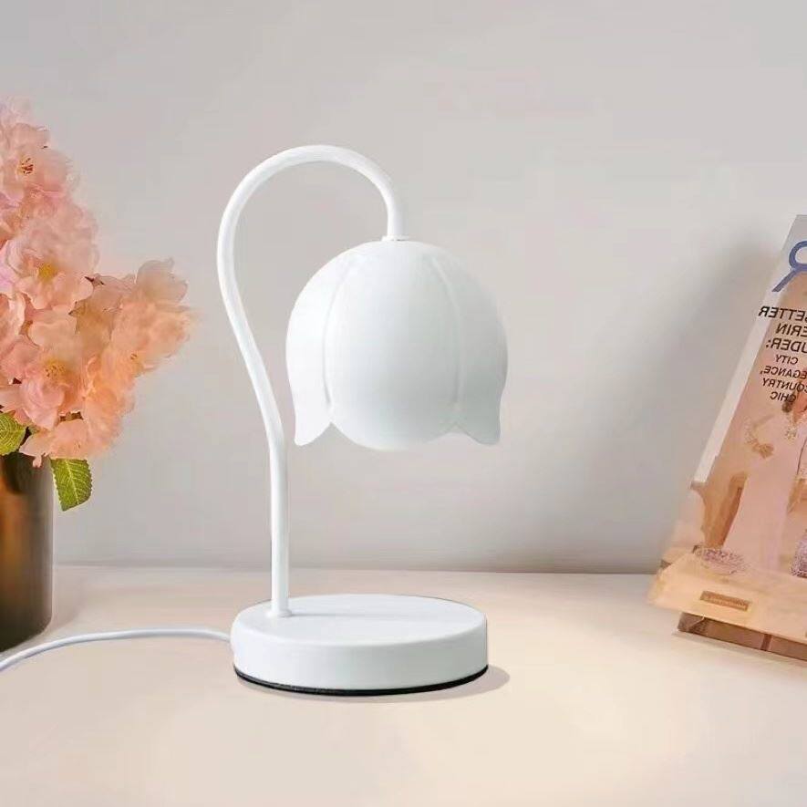 融蜡灯热熔灯铃兰无火香氛融烛灯家用融烛灯轻奢金属礼物摆件