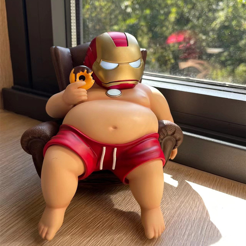 肥宅GK钢铁侠死侍手办