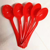 一次性勺子塑料勺汤勺加厚外卖打包单独包装 面包块割草机饲料所债