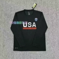Usa Chest Flag (Black) Long Sleeves