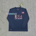 Usa Flag Style (Navy Blue) Long Sleeves