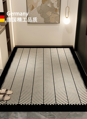 德式入户门地垫大门口进门家用轻奢入户门垫高级感可裁剪玄关脚垫