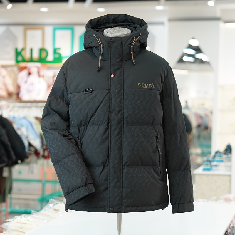 羽绒服加厚保暖御寒连帽男外套