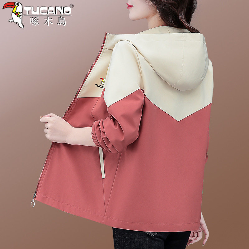 啄木鸟女士冲锋衣外套女2025年新