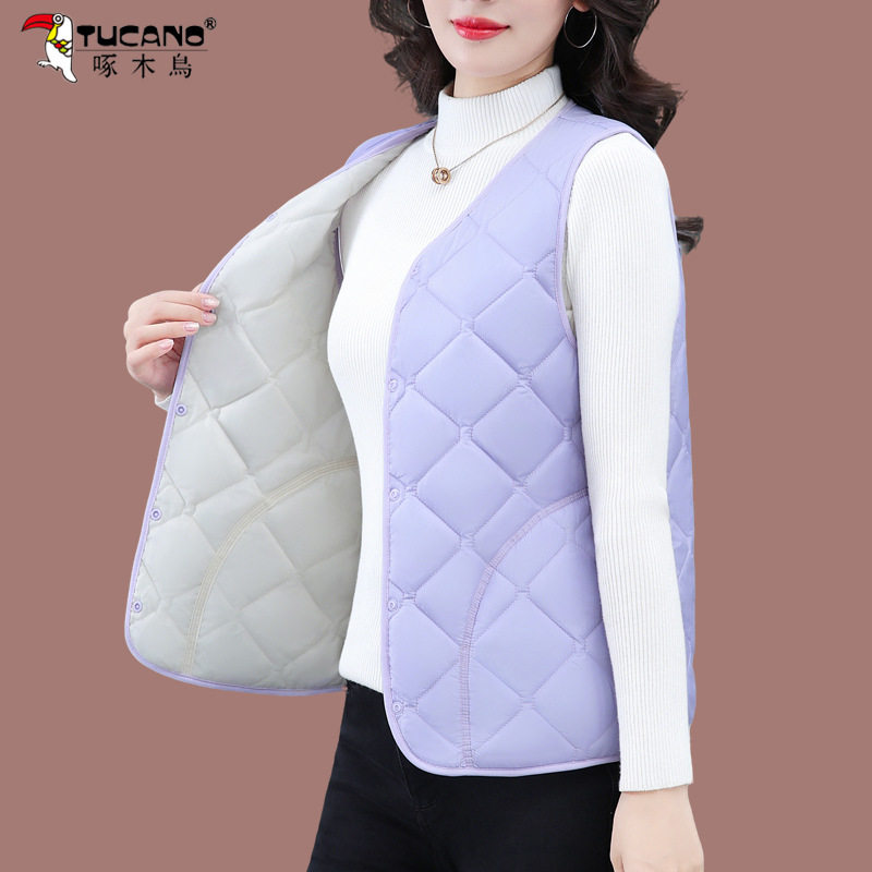 啄木鸟小个子马甲外套女春秋季外