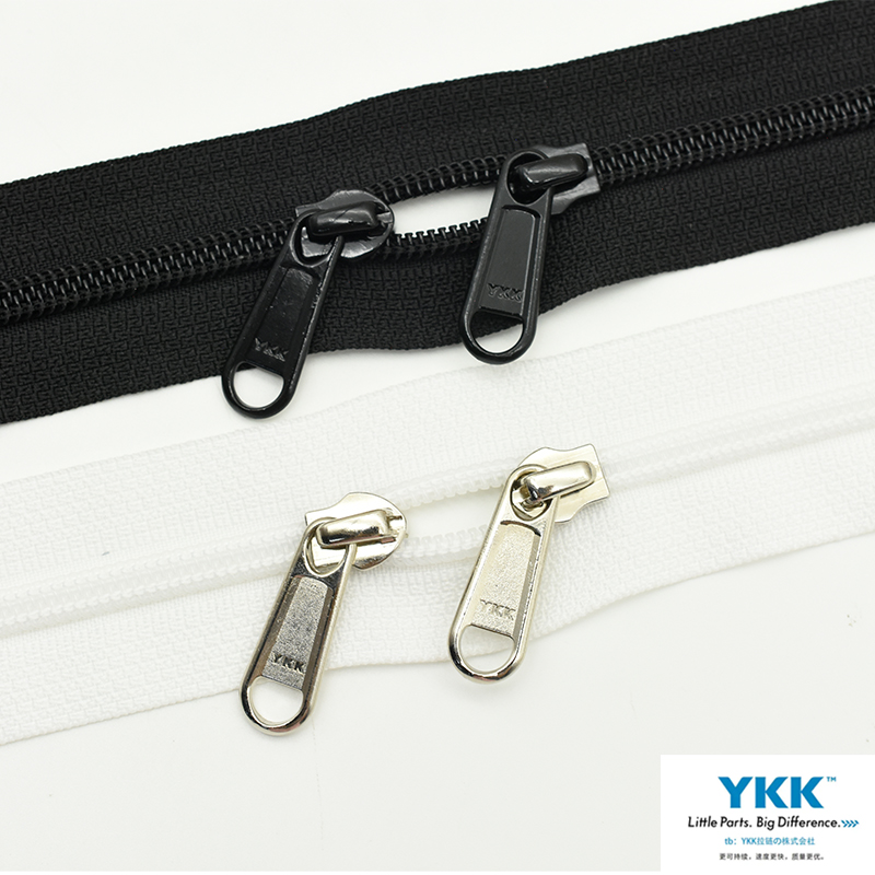 YKK尼龙拉链头无锁背包行李箱