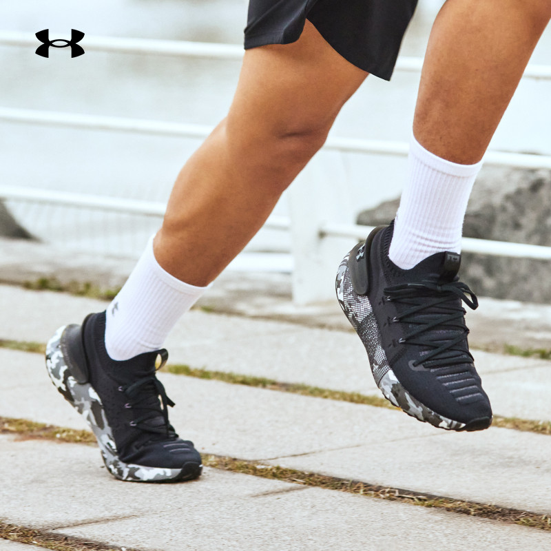 安德玛官方正品ua hovr phantom 3男子健身透气运动跑步鞋3027040