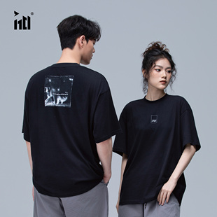 1701凉感进口匹马棉短袖男女同款纯棉轻薄款T恤休闲打底