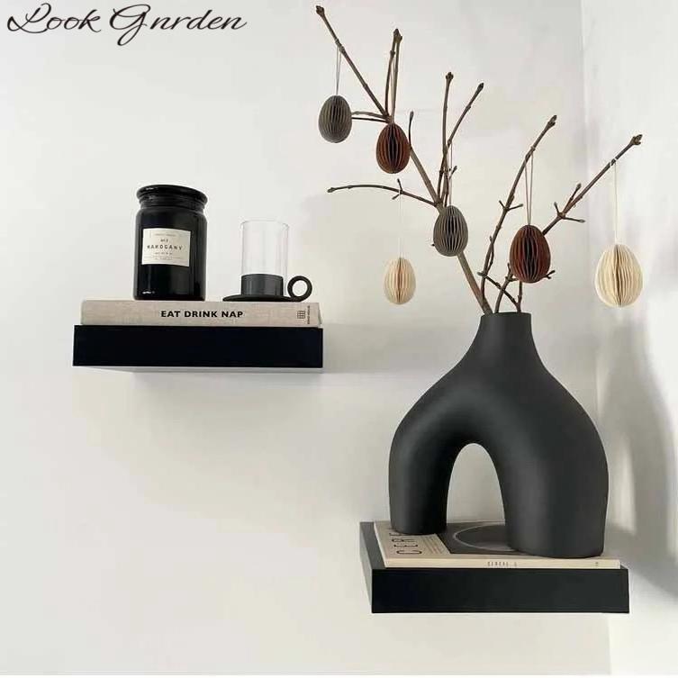 清仓！白色简约陶瓷花瓶现代创意家居客厅餐桌干花插花装饰摆件