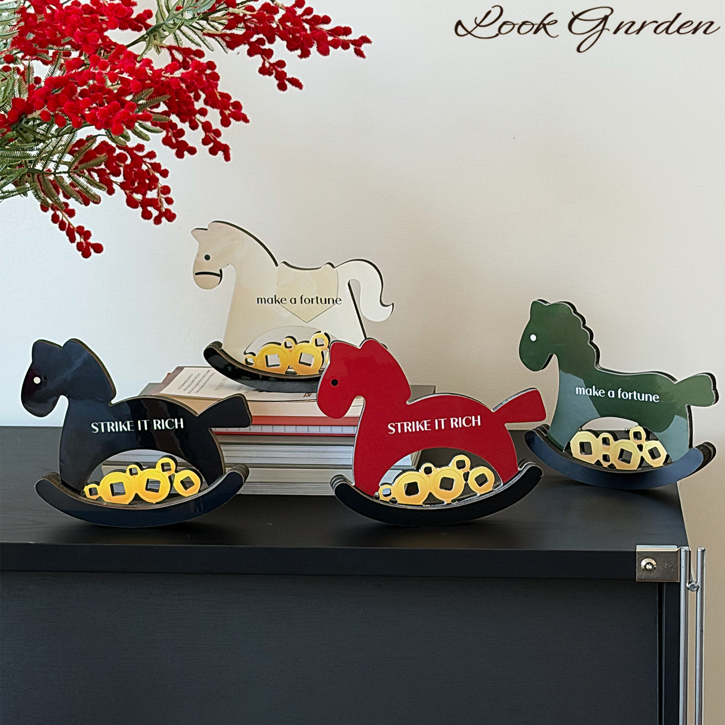 马上有钱收银台桌面小摆件创意入户玄关柜摆件客厅电视柜装饰品,家居饰品,桌面摆件,淘宝优惠券,粉丝福利购,淘宝优惠卷