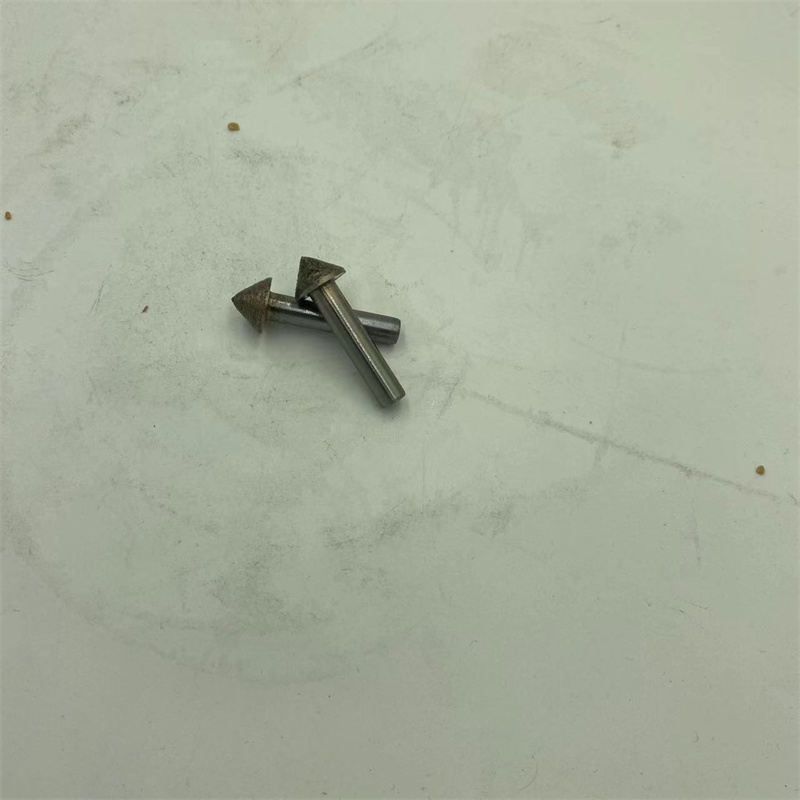 伞状45度金属烧结金刚石磨头 打磨单晶硅磨头