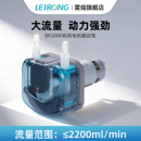 雷熔微小型BP2000有刷电机蠕动泵 奶茶机12V 大流量抽水泵工业灌装