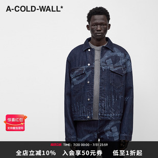 ACOLDWALL春夏牛仔丹寧外套夾克印花男女薄款 ACWMH059B 折扣