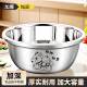大容量食品级不锈钢盆加高和面盆洗菜盆打蛋揉面盆可加热汤盆