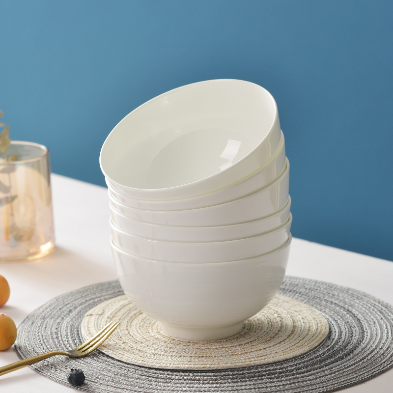 御陶世家骨瓷家用可微波饭碗