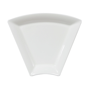 扇形团圆拼盘餐具组合年夜饭菜盘碗碟骨质瓷深盘套装纯白家用