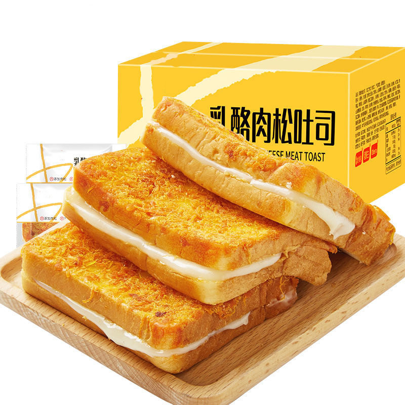乳酪肉松面包整箱比比赞吐司蛋糕早餐零食小吃货网红营养休闲食品