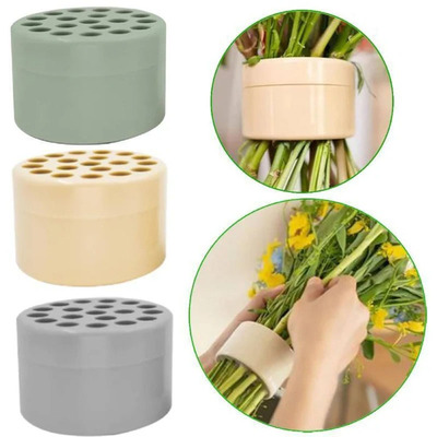 插花固定神器玻璃花瓶陶瓷花盆固定工具鲜花束手打螺旋花艺旋花筒