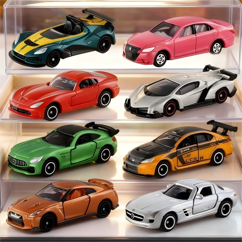 TOMY多美卡仿真合金小汽车红白盒