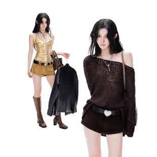 女复古高级感显瘦A字热裤 Common 气质辣妹百搭灯芯绒短裤 0120