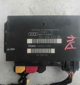 老款奥迪A4车身中控防盗电脑板模块 8E0959433BB AE电脑模块原装