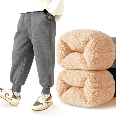 真维斯集团男童一体绒裤子