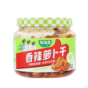 指指香萝卜干酱腌菜麻辣/香辣/椒香400g麻辣黄瓜芝麻咸菜配粥咸菜